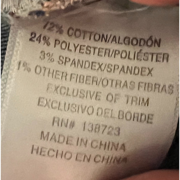 Rebel Soul Womens Jeans Size 14 Blue Straight Leg Mid Rise Sequins Stretch 34" - Picture 8 of 10